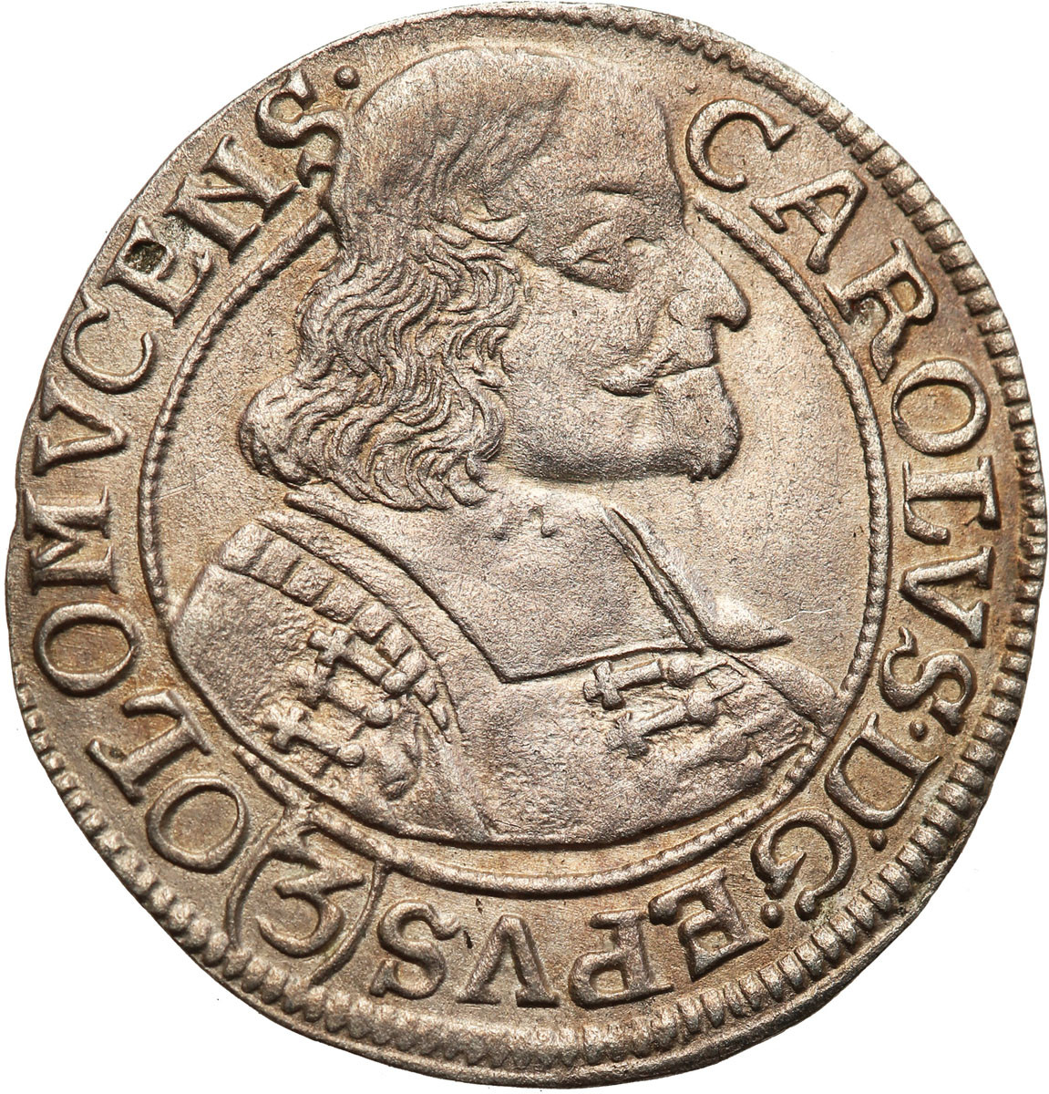 Austria, Ołomuniec. Karol II (1664-1695). 3 krajcary 1670, Kromieryż